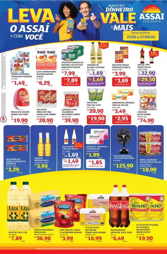 Catálogo Assaí Atacadista | Encarte Assaí Atacadista 172490-697 | 2026-09-25T00:00:00.000Z - 2026-09-27T00:00:00.000Z