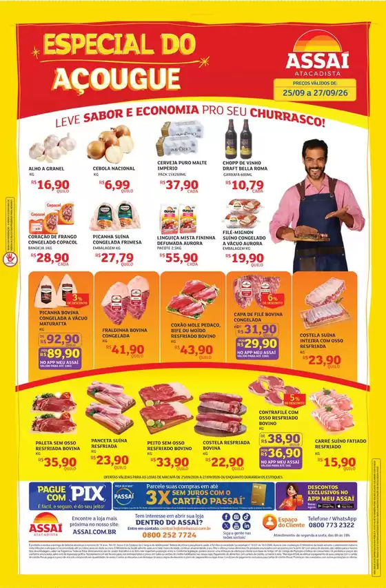 Catálogo Assaí Atacadista | Encarte Assaí Atacadista 172496-700 | 2026-09-25T00:00:00.000Z - 2026-09-27T00:00:00.000Z