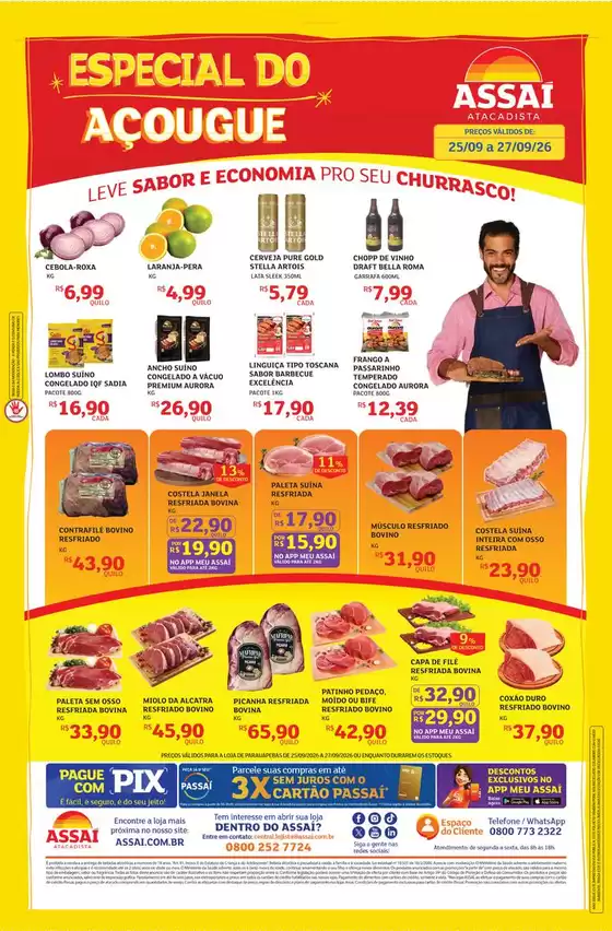 Catálogo Assaí Atacadista em Itajaí | Encarte Assaí Atacadista 172497-699 | 2026-09-25T00:00:00.000Z - 2026-09-27T00:00:00.000Z