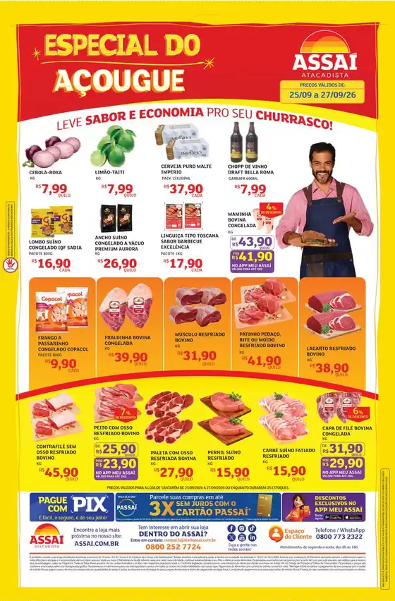 Catálogo Assaí Atacadista | Encarte Assaí Atacadista 172495-698 | 2026-09-25T00:00:00.000Z - 2026-09-27T00:00:00.000Z