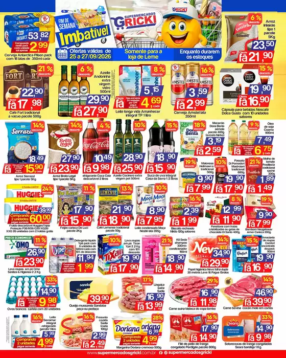 Catálogo Supermercados Gricki em Itajaí | Ofertas exclusivas | 2026-09-25T00:00:00.000Z - 2026-09-27T00:00:00.000Z