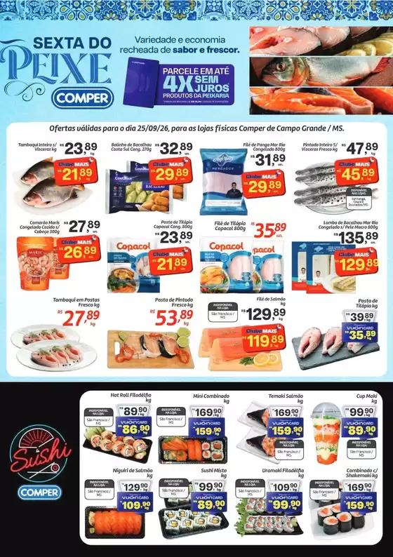 Catálogo Comper | SEXTA DO PEIXE MS CAMPO GRANDE | 2026-09-25T00:00:00.000Z - 2026-09-25T00:00:00.000Z
