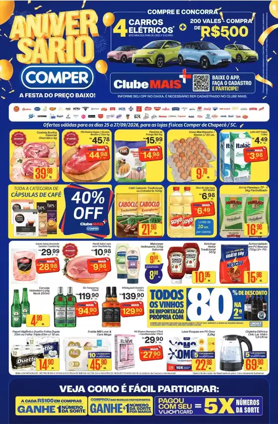 Catálogo Comper | FIM DE SEMANA SC CHAPECÓ | 2026-09-25T00:00:00.000Z - 2026-09-27T00:00:00.000Z