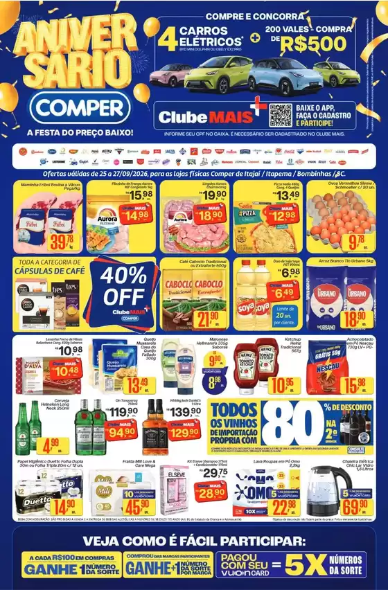 Catálogo Comper | FIM DE SEMANA SC | 2026-09-25T00:00:00.000Z - 2026-09-27T00:00:00.000Z