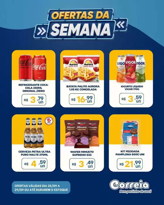 Catálogo Supermercados Correia | Nossas melhores ofertas para você | 2026-09-25T00:00:00.000Z - 2026-09-29T00:00:00.000Z
