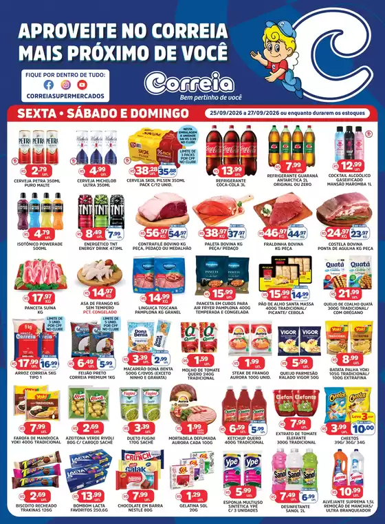 Catálogo Supermercados Correia | Ofertas Correia | 2026-09-25T00:00:00.000Z - 2026-09-27T00:00:00.000Z