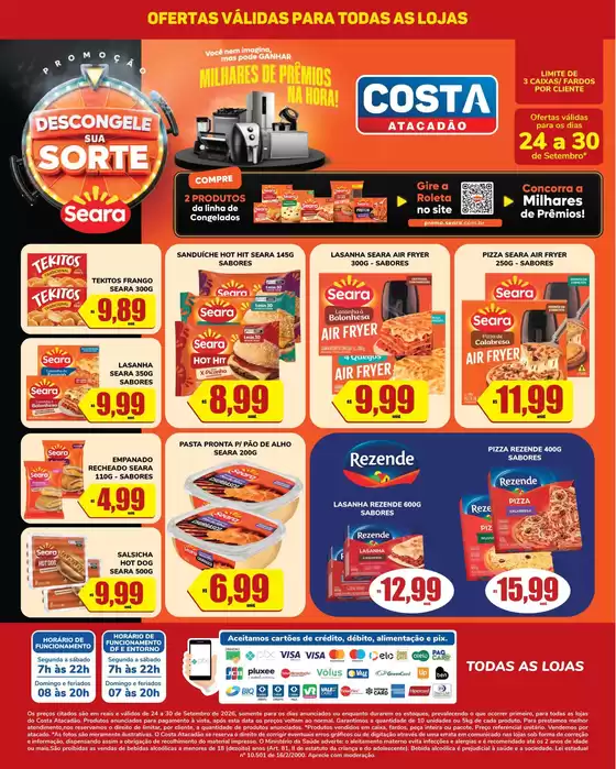 Catálogo Costa Atacadão | SEARA | 2026-09-25T00:00:00.000Z - 2026-09-30T00:00:00.000Z