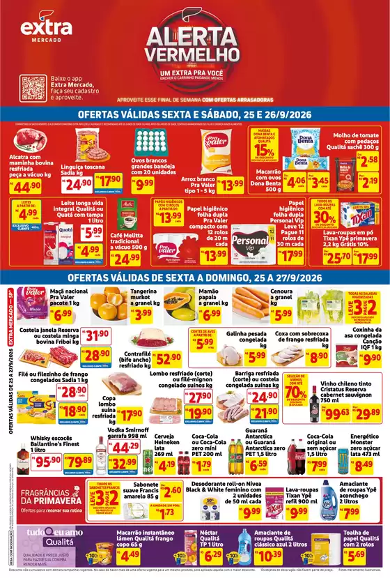 Catálogo Mercado Extra em Embu-Guaçu | Folheto Mercado Extra | 2026-09-25T00:00:00.000Z - 2026-09-27T00:00:00.000Z