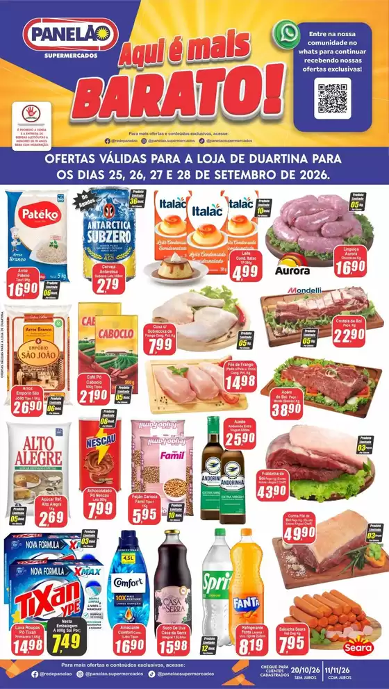 Catálogo Panelão | Melhores ofertas para todos os clientes | 2026-09-25T00:00:00.000Z - 2026-09-28T00:00:00.000Z