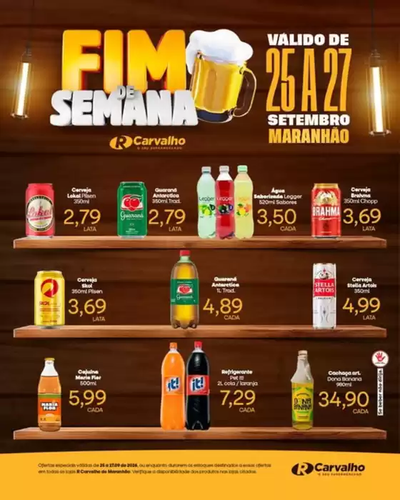 Catálogo R Carvalho Supermercado | Fim De Semana | 2026-09-25T00:00:00.000Z - 2026-09-27T00:00:00.000Z