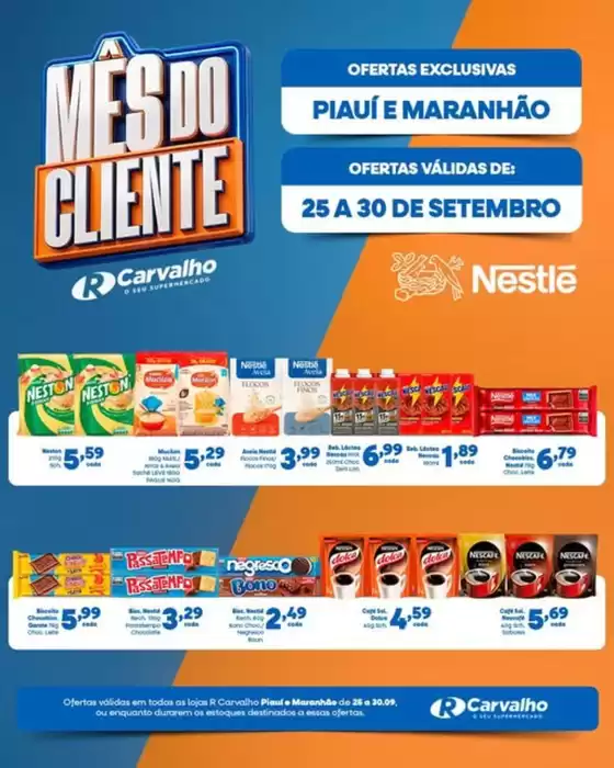 Catálogo R Carvalho Supermercado | Nestlé | 2026-09-25T00:00:00.000Z - 2026-09-30T00:00:00.000Z