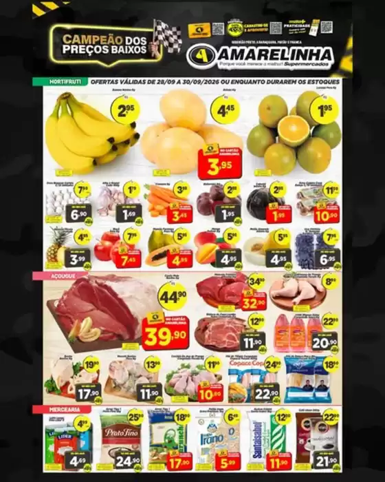 Catálogo Amarelinha Supermercados em Aparecida | Ofertas | 2026-09-28T00:00:00.000Z - 2026-09-30T00:00:00.000Z