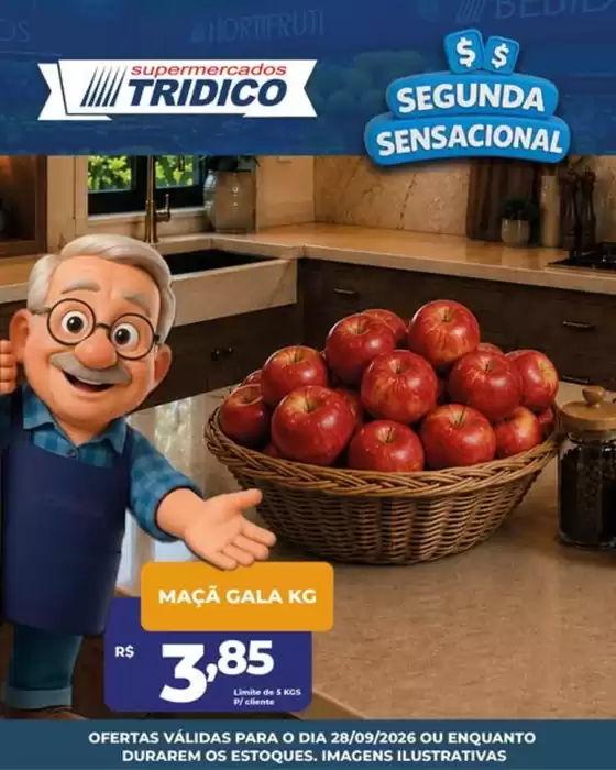Catálogo Supermercados Tridico em Aparecida | Segunda Sensacional | 2026-09-28T00:00:00.000Z - 2026-09-28T00:00:00.000Z