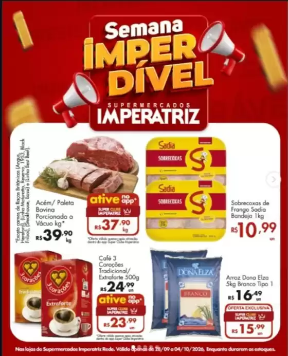 Catálogo Supermercados Imperatriz | Semana Imperdível | 2026-09-28T00:00:00.000Z - 2026-10-04T00:00:00.000Z