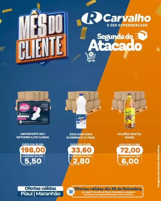 Catálogo R Carvalho Supermercado | Ofertas | 2026-09-28T00:00:00.000Z - 2026-09-28T00:00:00.000Z