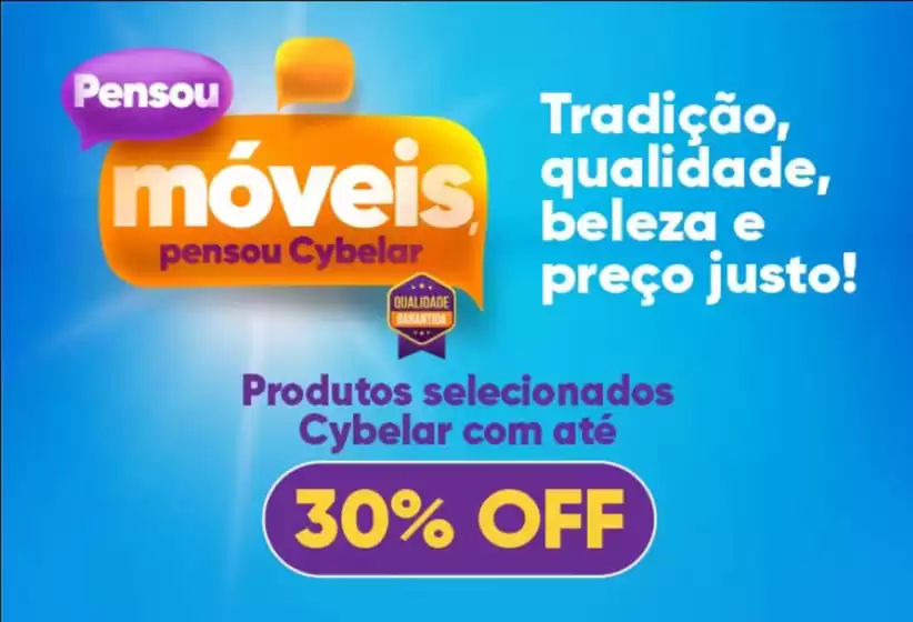 Catálogo Cybelar | Pensou moveis pensou Cybelar ! | 2026-09-28T00:00:00.000Z - 2026-10-12T00:00:00.000Z