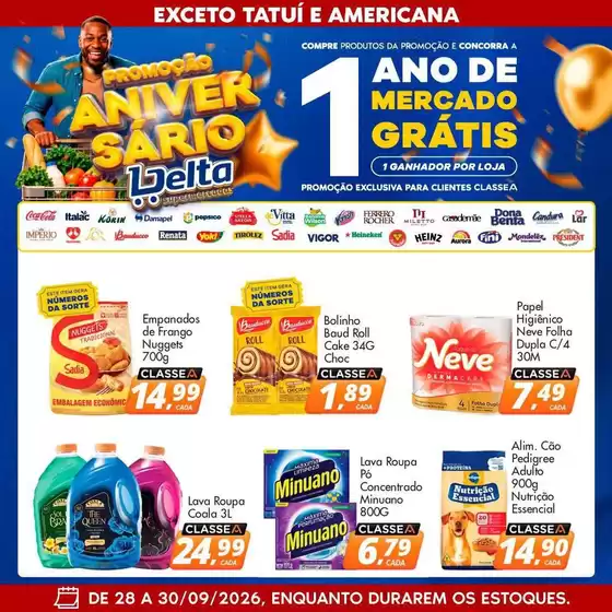 Catálogo Delta Supermercados | Promoções especiais em andamento | 2026-09-28T00:00:00.000Z - 2026-09-30T00:00:00.000Z