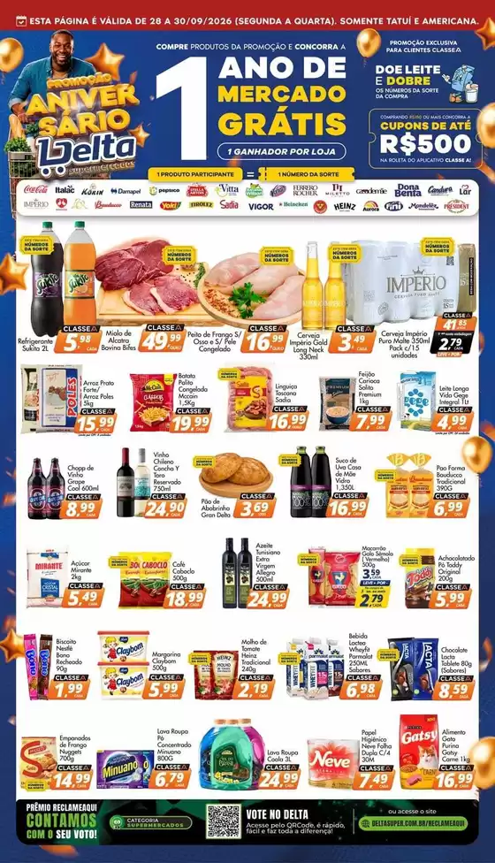 Catálogo Delta Supermercados | Ofertas especiais para você | 2026-09-28T00:00:00.000Z - 2026-09-30T00:00:00.000Z