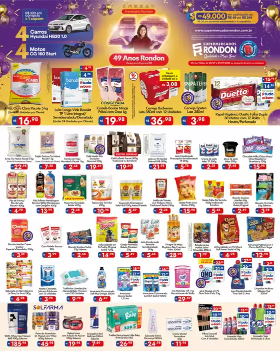 Catálogo Supermercados Rondon | Ofertas para caçadores de pechinchas | 2026-09-25T00:00:00.000Z - 2026-09-29T00:00:00.000Z