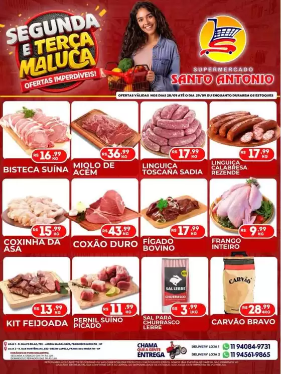 Catálogo Supermercados Santo Antonio | Encarte Supermercados Santo Antonio | 2026-09-28T00:00:00.000Z - 2026-09-29T00:00:00.000Z