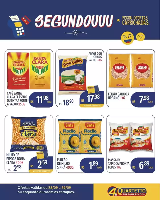 Catálogo Quartetto Supermercados | Encarte Quartetto Supermercados | 2026-09-28T00:00:00.000Z - 2026-09-29T00:00:00.000Z