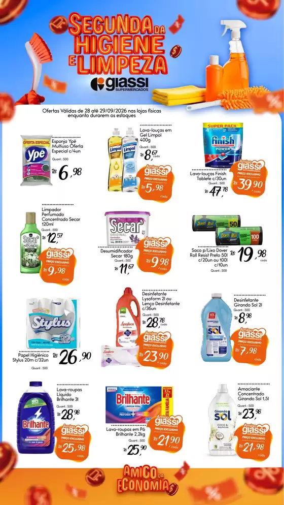 Catálogo Giassi Supermercados | Encarte Giassi Supermercados | 2026-09-28T00:00:00.000Z - 2026-09-29T00:00:00.000Z