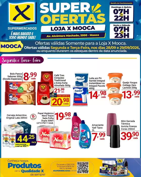 Catálogo X Supermercados | Encarte X Supermercados | 2026-09-28T00:00:00.000Z - 2026-09-29T00:00:00.000Z