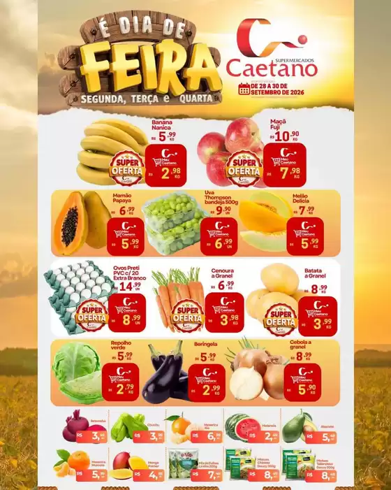 Catálogo Supermercados Caetano | Encarte Supermercados Caetano | 2026-09-28T00:00:00.000Z - 2026-09-30T00:00:00.000Z