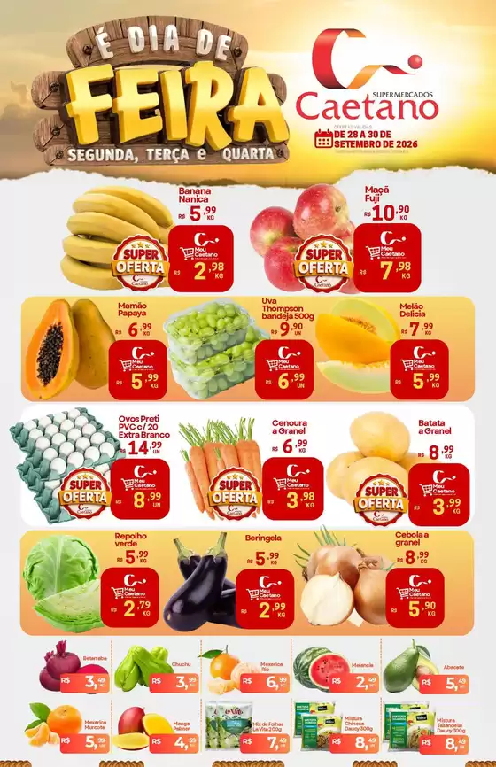 Catálogo Supermercados Caetano | Promoções especiais em andamento | 2026-09-28T00:00:00.000Z - 2026-09-30T00:00:00.000Z