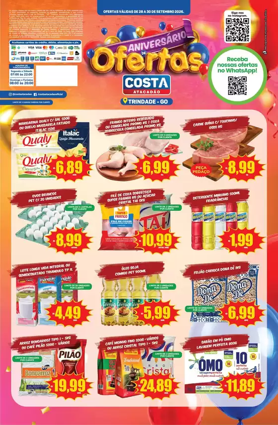 Catálogo Costa Atacadão | ANIVERSÁRIO DE OFERTAS | 2026-09-28T00:00:00.000Z - 2026-09-30T00:00:00.000Z