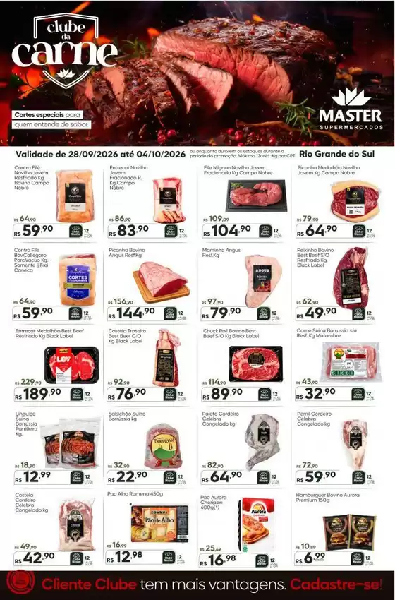 Catálogo Master Supermercados | Quarta master RS | 2026-09-28T00:00:00.000Z - 2026-10-04T00:00:00.000Z