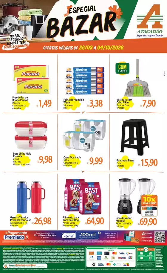 Catálogo Atacadão | Atacadão - Bazar | 2026-09-28T00:00:00.000Z - 2026-10-04T00:00:00.000Z