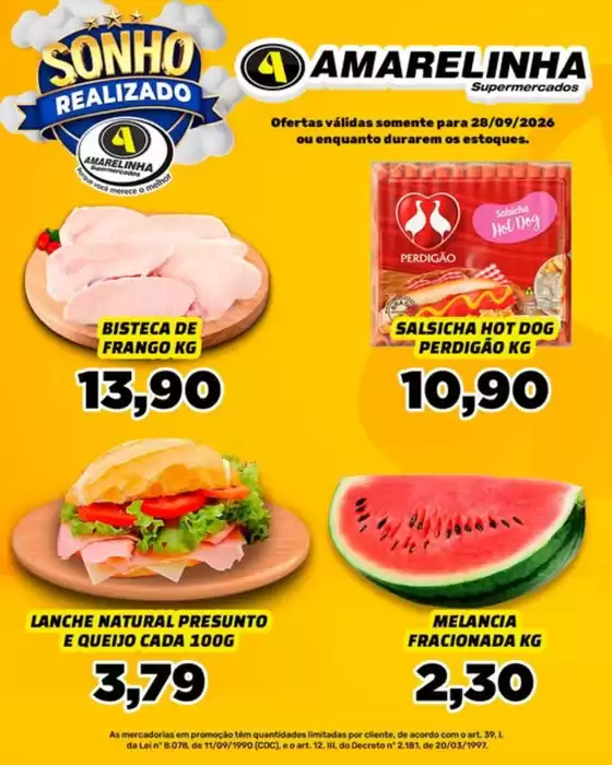 Catálogo Amarelinha Supermercados | Ofertas exclusivas | 2026-09-28T00:00:00.000Z - 2026-09-28T00:00:00.000Z