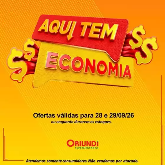 Catálogo Oriundi | AQUI TEM ECONOMIA | 2026-09-28T00:00:00.000Z - 2026-09-29T00:00:00.000Z