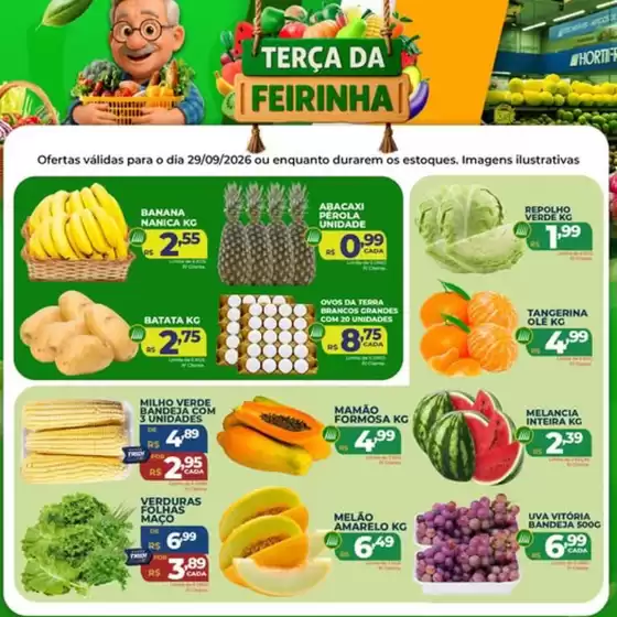 Catálogo Supermercados Tridico em Hortolândia | Terça da Feirinha no Tridico! | 2026-09-29T00:00:00.000Z - 2026-09-29T00:00:00.000Z