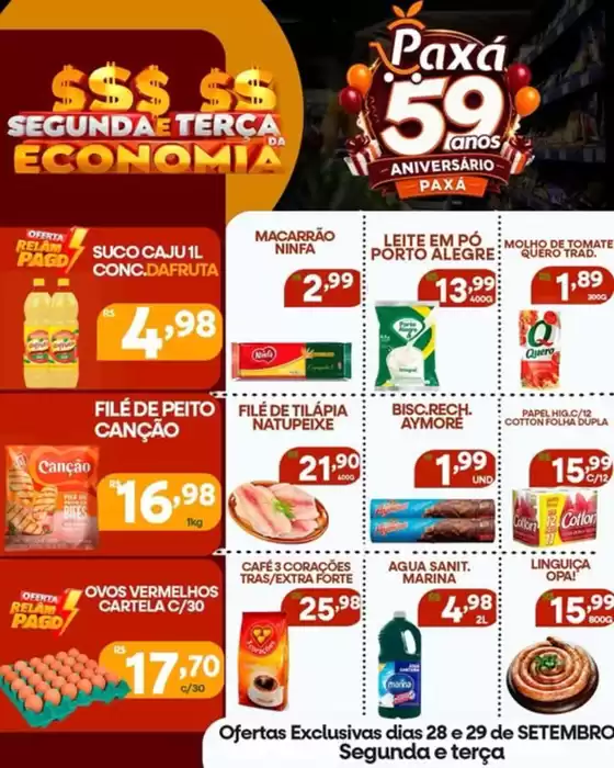 Catálogo Paxá Supermercados | Ofertas | 2026-09-29T00:00:00.000Z - 2026-09-29T00:00:00.000Z