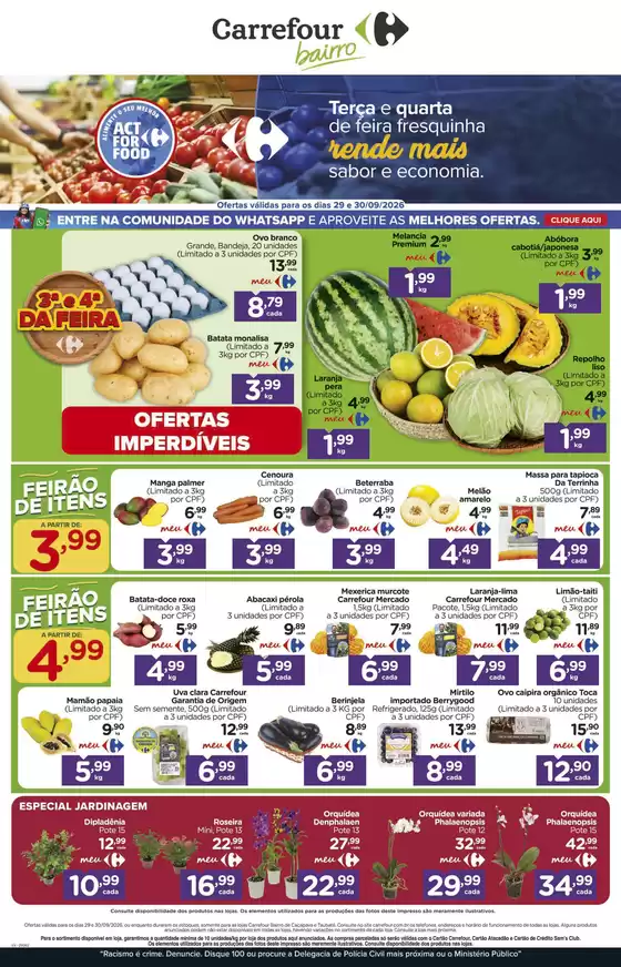 Catálogo Carrefour Bairro | FEIRA | 2026-09-29T00:00:00.000Z - 2026-09-30T00:00:00.000Z