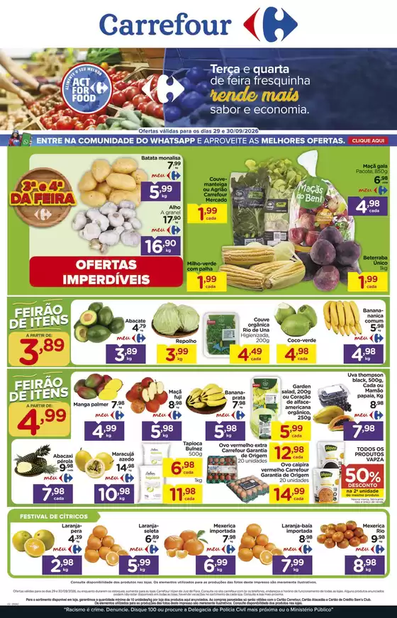 Catálogo Carrefour em Cachoeira de Goiás | Ampla seleção de ofertas | 2026-09-29T00:00:00.000Z - 2026-09-30T00:00:00.000Z