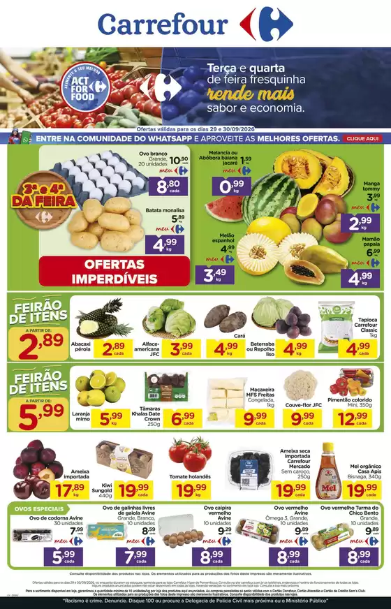Catálogo Carrefour em Cachoeira de Goiás | Ofertas exclusivas | 2026-09-29T00:00:00.000Z - 2026-09-30T00:00:00.000Z