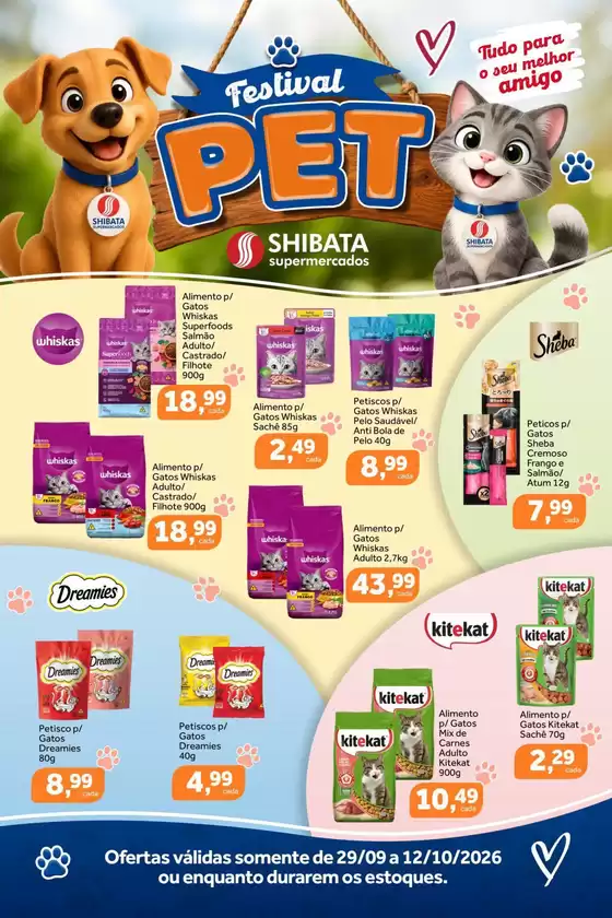 Catálogo Shibata Supermercados | Melhores ofertas para todos os caçadores de pechinchas | 2026-09-29T00:00:00.000Z - 2026-10-12T00:00:00.000Z