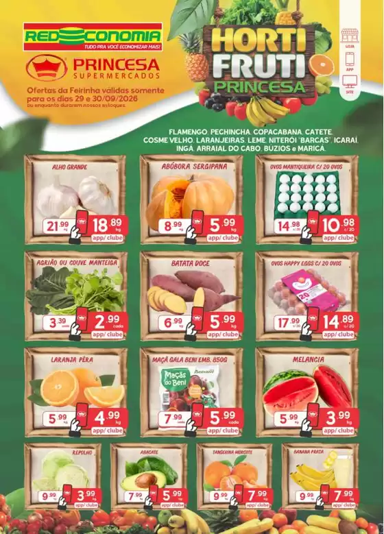 Catálogo Princesa Supermercados | Feirinha G1 - 29 e 30/09 | 2026-09-29T00:00:00.000Z - 2026-10-01T00:00:00.000Z