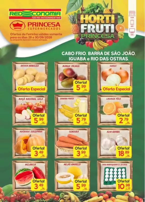 Catálogo Princesa Supermercados | Feirinha G2 - 29 e 30/09 | 2026-09-29T00:00:00.000Z - 2026-10-01T00:00:00.000Z