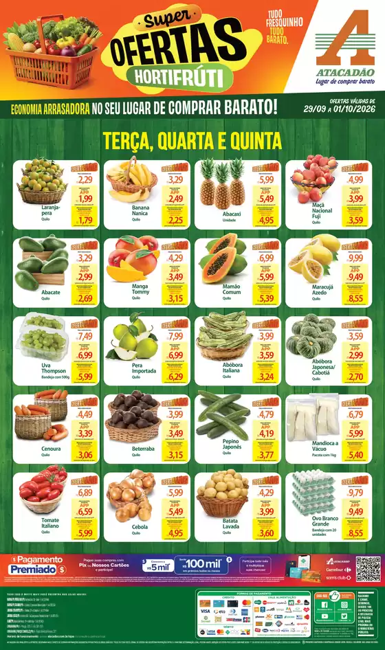 Catálogo Atacadão | Atacadão - Hortifrúti | 2026-09-29T00:00:00.000Z - 2026-10-01T00:00:00.000Z
