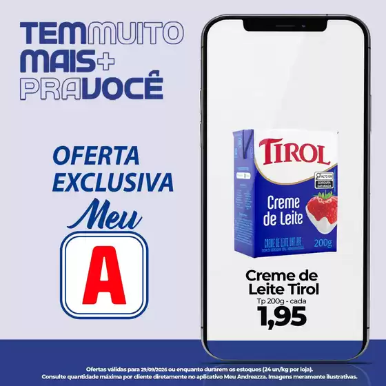 Catálogo Supermercados Andreazza | Ofertas exclusivas para nossos clientes | 2026-09-29T00:00:00.000Z - 2026-09-29T00:00:00.000Z
