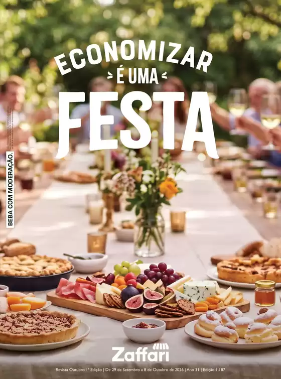Catálogo Zaffari | 1ª Edição Revista Economizar é uma Festa 2026 | 2026-09-29T00:00:00.000Z - 2026-10-08T00:00:00.000Z