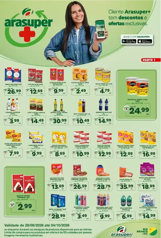 Catálogo Araújo Supermercados | OFERTAS LEVE MAIS | 2026-09-28T00:00:00.000Z - 2026-10-04T00:00:00.000Z
