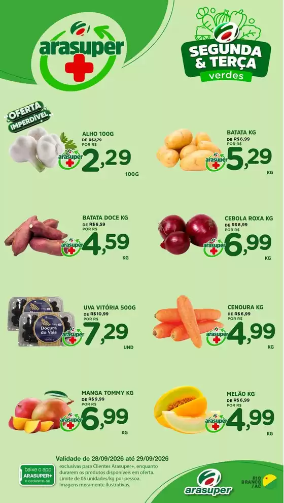 Catálogo Araújo Supermercados | Segunda e Terça Verdes | 2026-09-29T00:00:00.000Z - 2026-09-29T00:00:00.000Z
