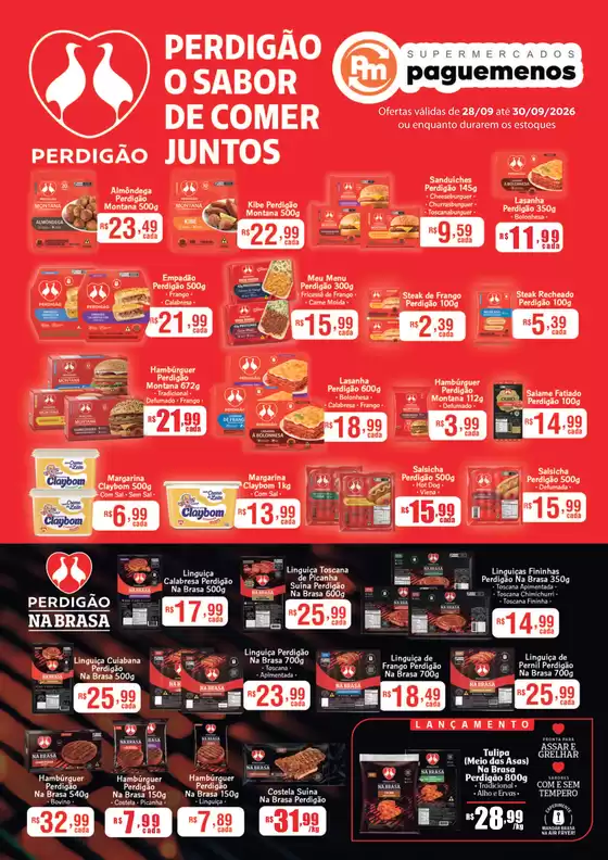 Catálogo Supermercados Pague Menos | Box pague menos perdigao 28.30 compressed 1 | 2026-09-29T00:00:00.000Z - 2026-09-30T00:00:00.000Z
