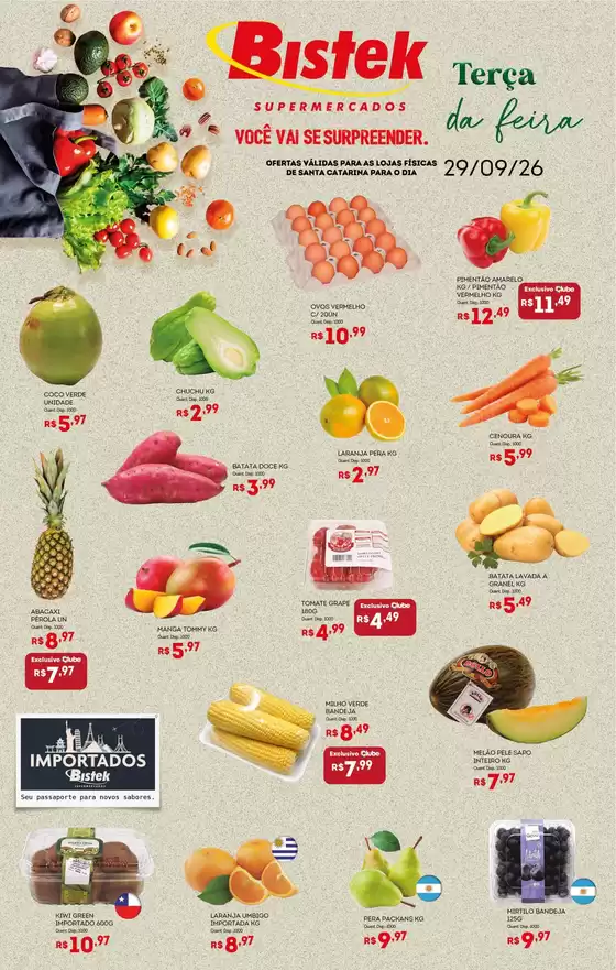 Catálogo Bistek Supermercados | Terça da Feira - SC | 2026-09-29T00:00:00.000Z - 2026-09-29T00:00:00.000Z