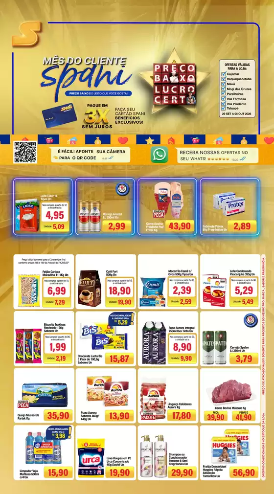 Catálogo Spani Atacadista | Jornal de Ofertas Cliente GDE 29 09 a 05 10 2026 | 2026-09-29T00:00:00.000Z - 2026-10-05T00:00:00.000Z